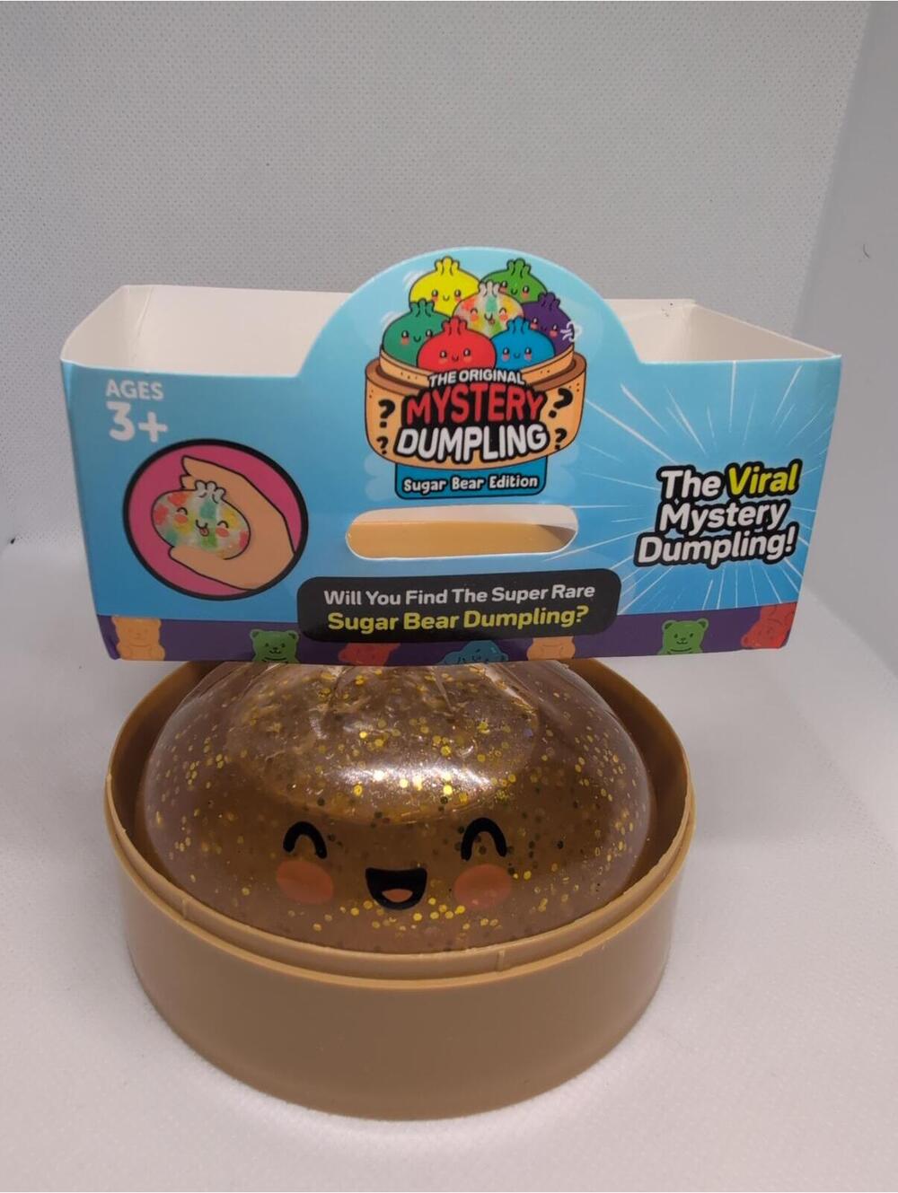 Gold Yellow Glitter Squishy Mystery Dumpling